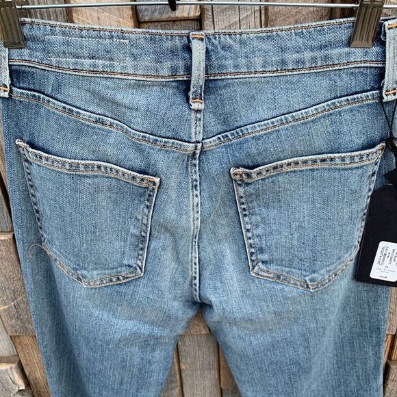 Rag & Bone Cigarette Silver Dip Ankle Jeans 23 - Picture 6 of 7